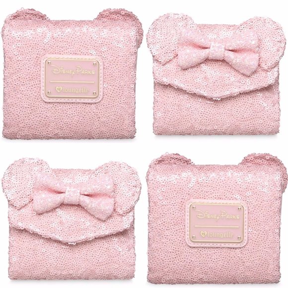 Disney Handbags - Loungefly Pink Minnie Disney Parks Purse/Wallet